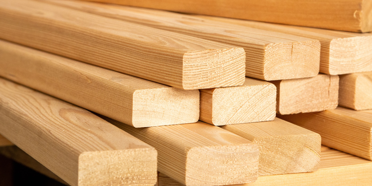 Holz und Baustoffe